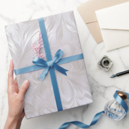 Papel De Regalo Lujo Perla Plateado Brillo Escarcha Patrón Abstrac