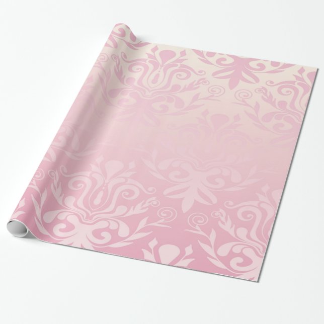 Papel De Regalo Lujo rosado Background-07 (Desenrollado)
