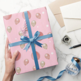 Papel De Regalo Lujosos globos 3D con luces espumosas