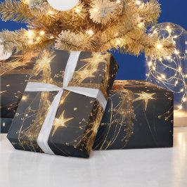 Papel De Regalo Lumina Arbor – Golden Tree Gift Wrap