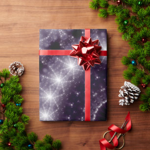 Papel De Regalo Luminosa encaje redondo negro y blanco