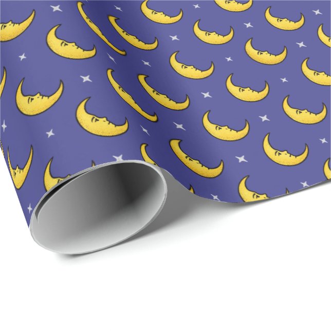 Papel De Regalo Luna (Esquina del rollo)