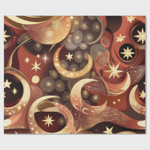 Papel de Regalo – Luna Celeste de Terracota de Luj