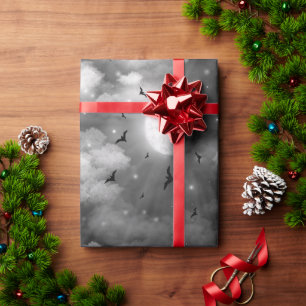 Papel De Regalo Luna Celeste y Nubes Siguen Tu Luz Wrappi