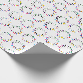 Papel De Regalo Luna de Orgullo Creciente y Corazón Negro