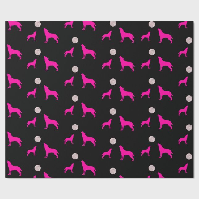 Papel De Regalo Luna del lobo (Costura)