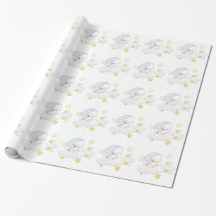 Papel De Regalo Luna dulce Baby Shower