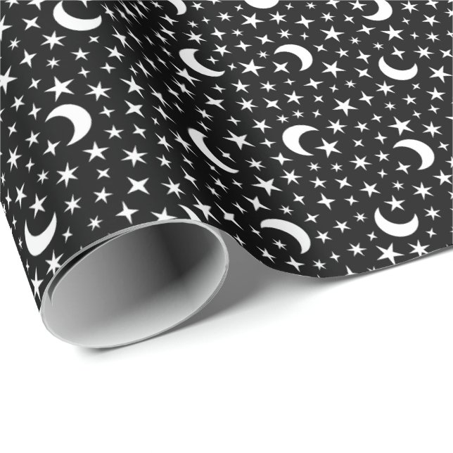 Papel De Regalo Luna y estrellas (Esquina del rollo)