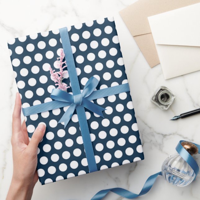 Papel De Regalo Lunares Invertidos (Regalar)