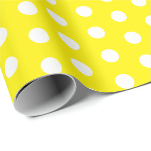 Papel De Regalo Lunares Patrón Animado Colores Brillantes