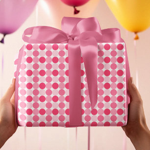 Papel De Regalo Lunares rosados