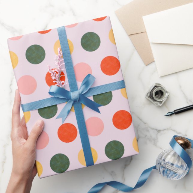 Papel De Regalo Lunares Soleados (Regalar)