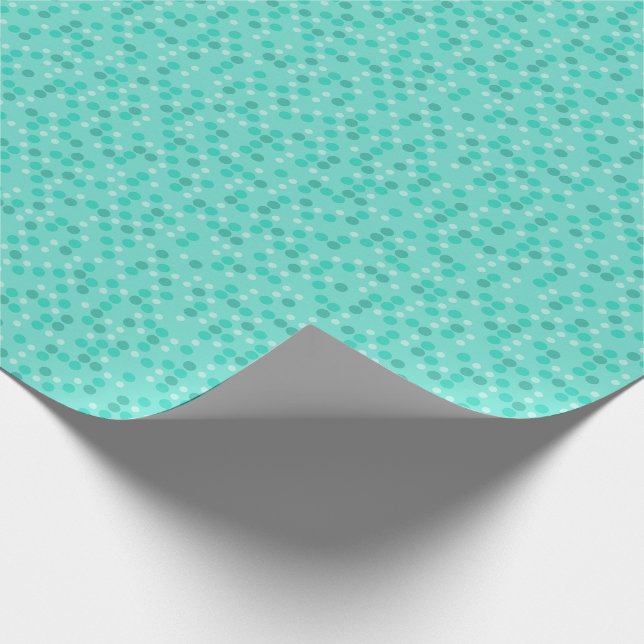 Papel De Regalo Lunares Turquesa (Esquina)