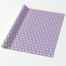 Papel De Regalo Lunares violetas
