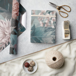 Papel De Regalo Lush Botanical Garden Gift Wrap Paper - Green Leaf