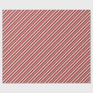 Papel De Regalo Luxury Candy Cane Stripe Christmas Wrapping Paper