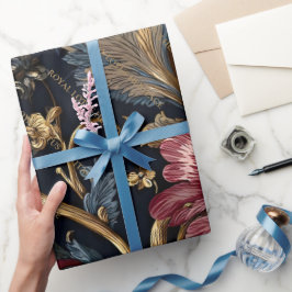 Papel De Regalo Luxury Indian Floral Wrapping Paper Vintage Royal