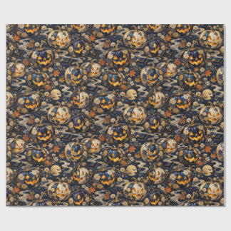 Papel De Regalo Luxury Japanese Halloween Pumpkin Wrapping Paper