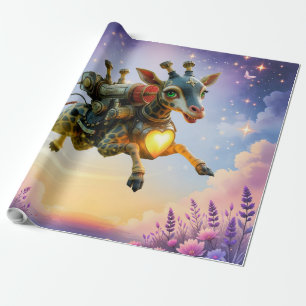 Papel De Regalo Luz del Corazón Viajero de los Cielos a la Luz de 