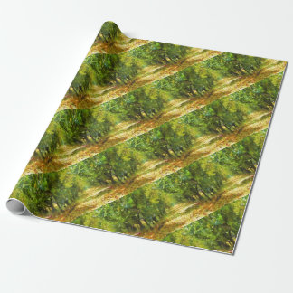 Papel De Regalo Luz desplegada de los sueños del día Arbol Avenida