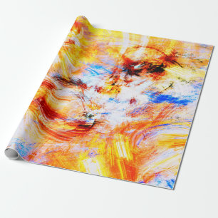 Papel De Regalo Luz solar. Resumen arte brillante multicolor hermo