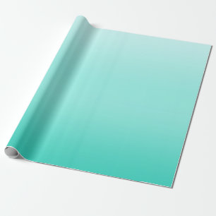 Papel De Regalo luz verde azulada fresca graduada niveles