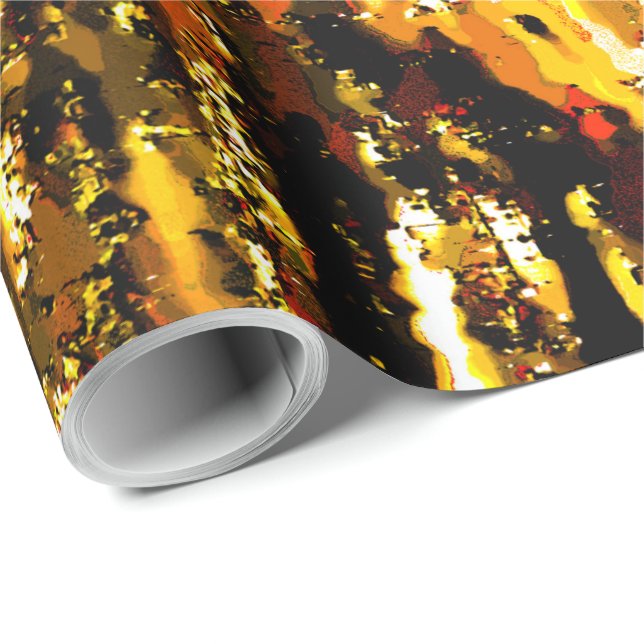 Papel De Regalo Luzes foscas de vela solar al gelo (Esquina del rollo)