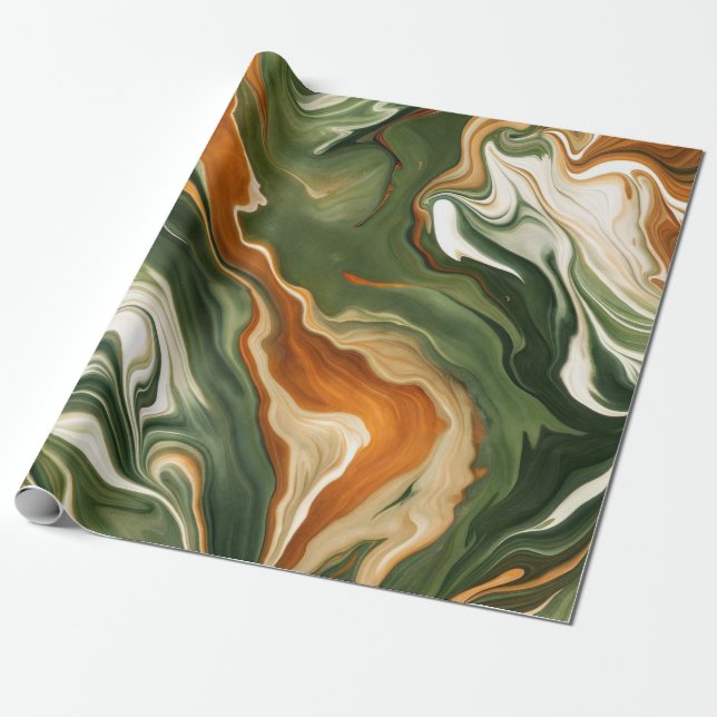 Papel De Regalo Mable Green (Desenrollado)