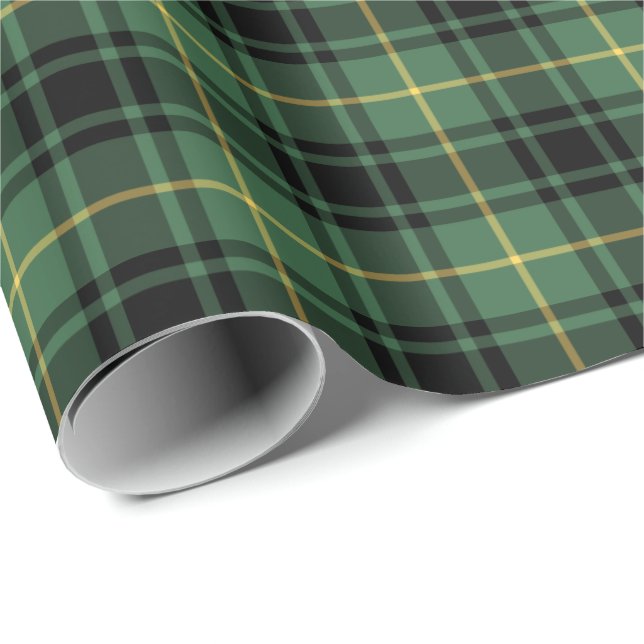 Papel De Regalo MacArthur Clan Tartan (Esquina del rollo)