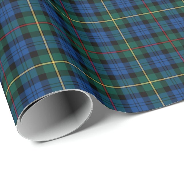 Papel De Regalo MacEwan Clan Tartan (Esquina del rollo)