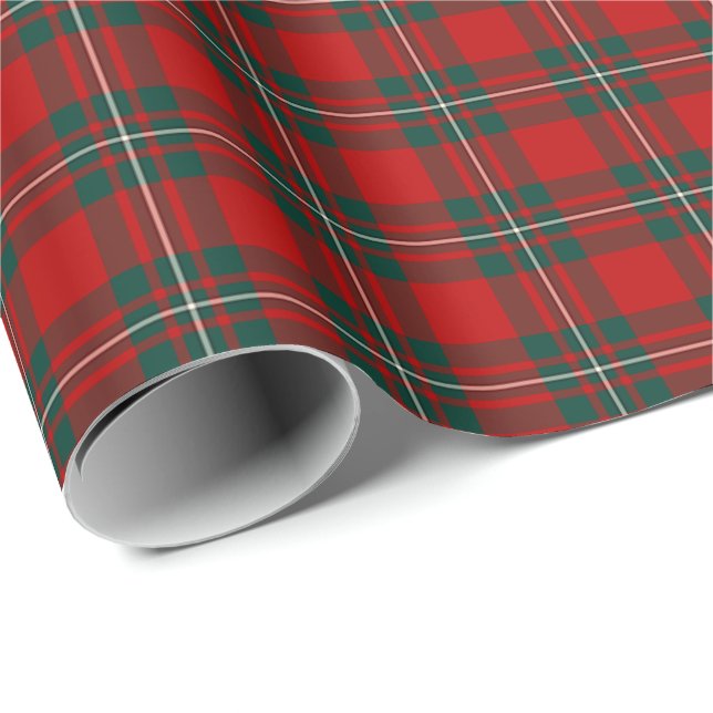 Papel De Regalo MacGregor Clan Tartán (Esquina del rollo)