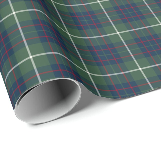 Papel De Regalo MacIntyre Clan Hunting Tartán (Esquina del rollo)