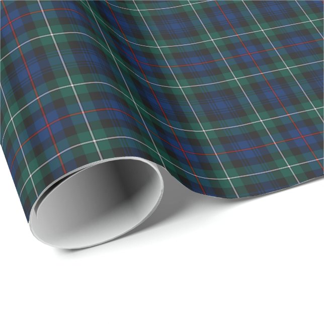 Papel De Regalo Mackenzie Clan Tartan (Esquina del rollo)