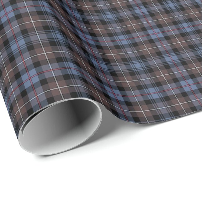 Papel De Regalo Mackenzie Clan Weathered Tartan (Esquina del rollo)