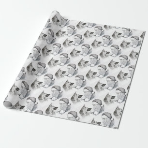 Papel De Regalo Macksie-and-Santa-LARGE