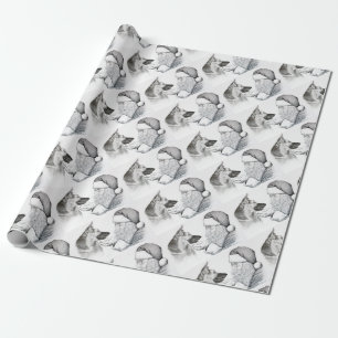 Papel De Regalo Macksie-and-Santa-LARGE