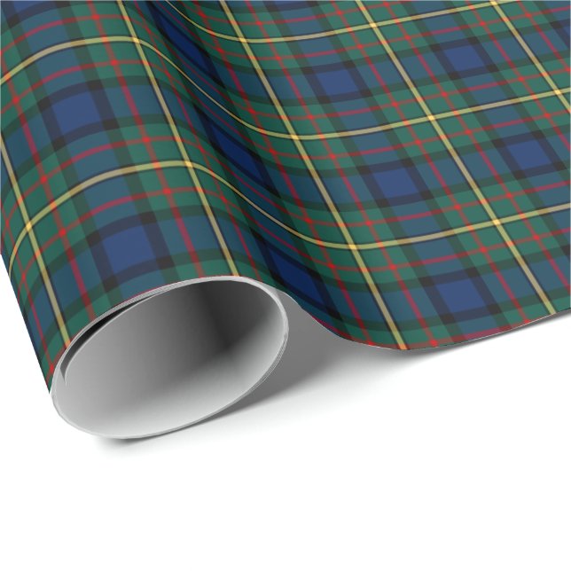Papel De Regalo MacLaren Clan Tartán (Esquina del rollo)