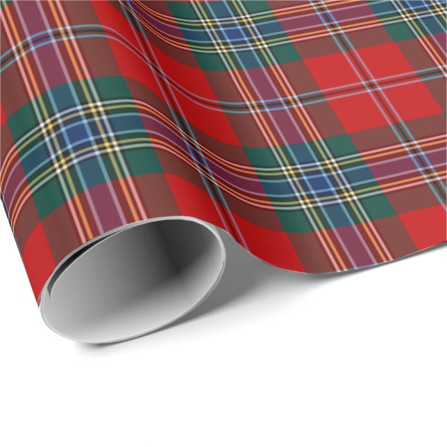 Papel De Regalo MacLean de Duart Clan Tartán (Esquina del rollo)