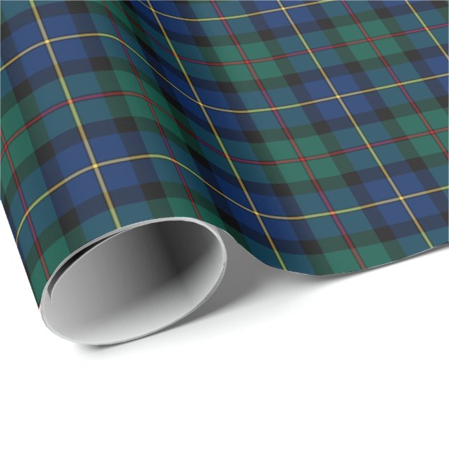 Papel De Regalo MacLeod de Skye Clan Tartán (Esquina del rollo)