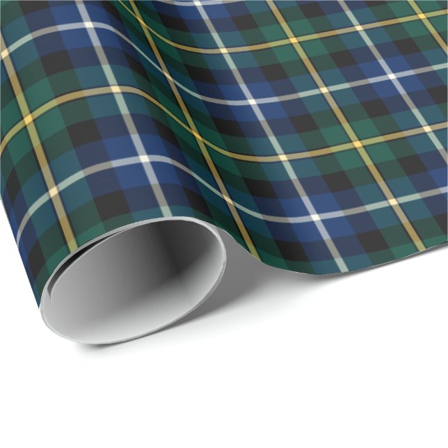 Papel De Regalo MacNeil de Barra Clan Tartán (Esquina del rollo)