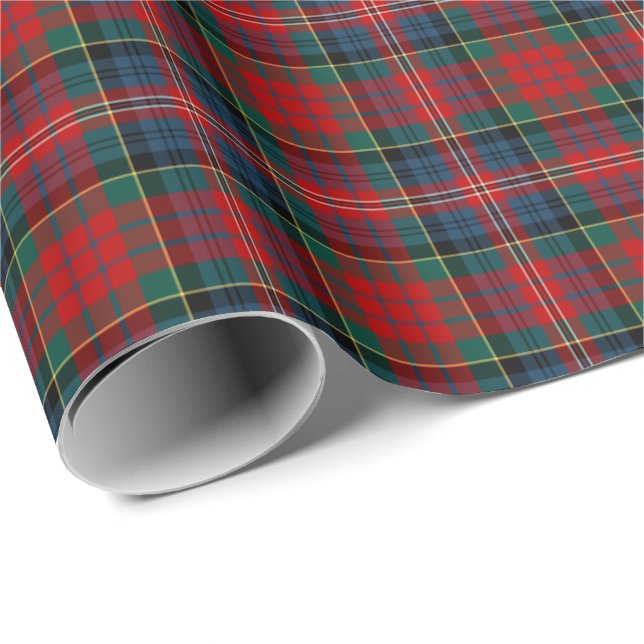 Papel De Regalo MacPherson Clan Tartan (Esquina del rollo)