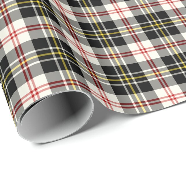 Papel De Regalo MacPherson Clan Vestido Tartán (Esquina del rollo)