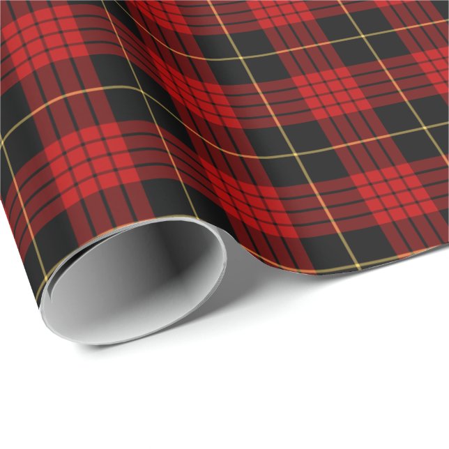 Papel De Regalo MacQueen Clan Tartán (Esquina del rollo)