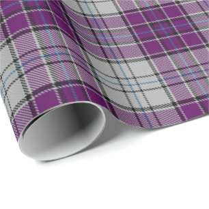 Papel De Regalo MacRae Dance Purple Tartan Wrapping Paper