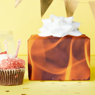 Papel De Regalo Macro de llama de fuego