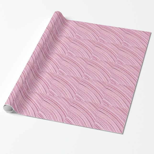 Papel De Regalo Macro lazo rosa (Desenrollado)
