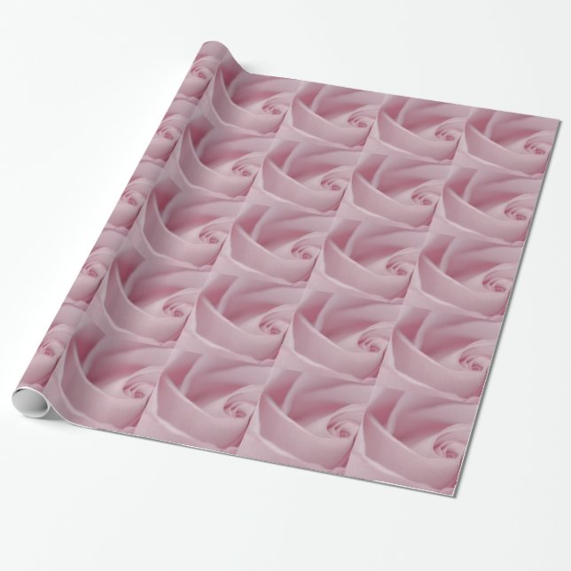 Papel De Regalo Macro rosa rosa (Desenrollado)