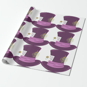Papel De Regalo Mad Hatter Gorra