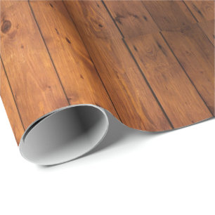 Papel De Regalo Madera