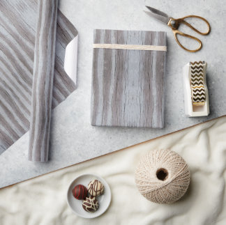Papel De Regalo Madera de grano Gris gris negro rayado vertical